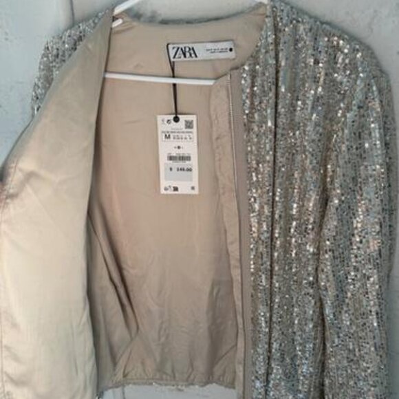 SEQUIN BOMBER - Picture 2 of 4